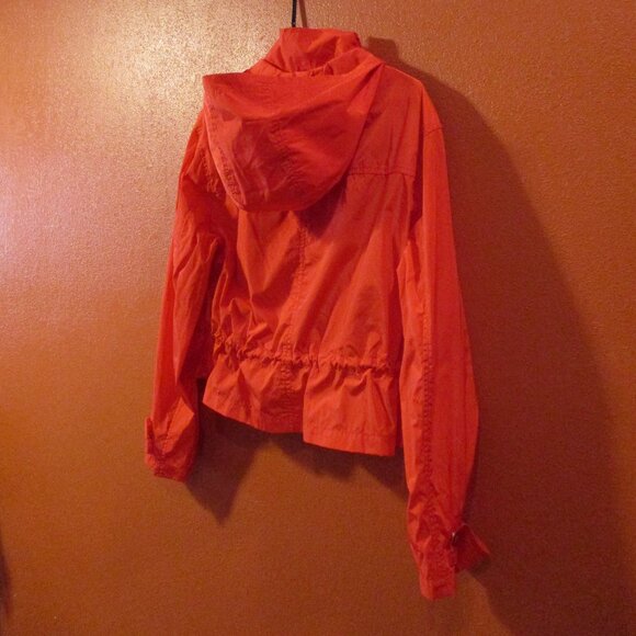 MICHAEL Michael Kors Woman Medium Red Full Zip Pockets Hooded Jacket - Picture 8 of 10